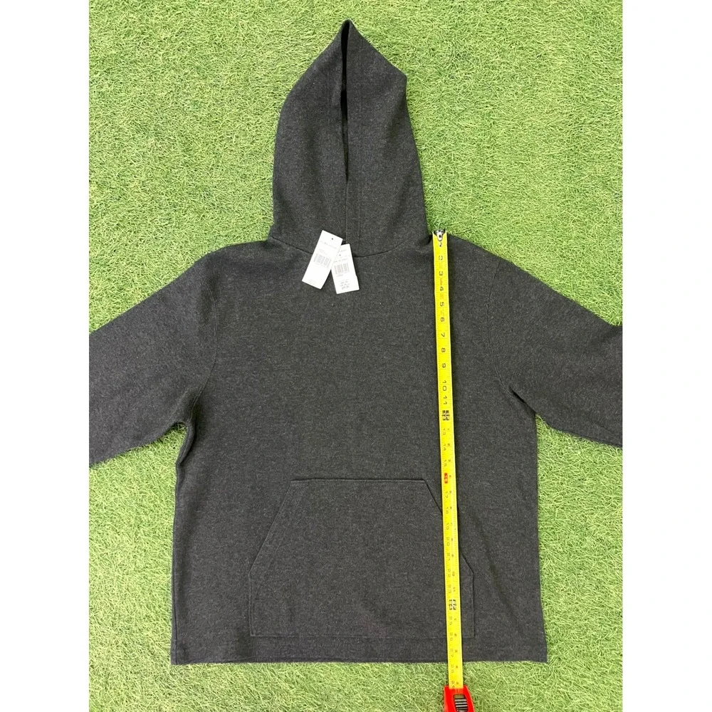 Polo Ralph Lauren Connoisseur‎ Hoodie Mens Large Charcoal Grey 100% Cotton NWT